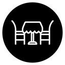 Dinner table icon