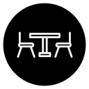Dinner table icon