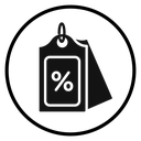Discount tag icon