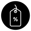 Discount tag icon