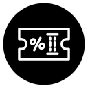 Discount voucher icon
