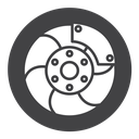 Disk brake icon