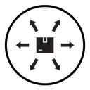 Distribution icon