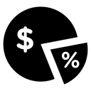 Dividend yield icon