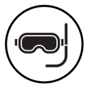 Diving mask icon