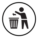 Do not litter icon