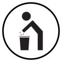 Do not litter icon