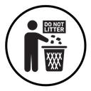 Do not litter icon