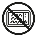 Do not microwave icon