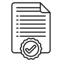 Document accepted icon