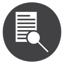 Document Magnifying Glass icon