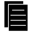 Document papers icon