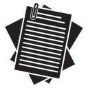 Document papers icon