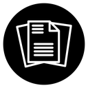 Document papers pile icon