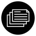 Document papers pile icon