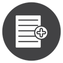 Document Plus Badge icon