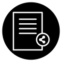 Document share icon