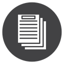 Documents Black Filled icon