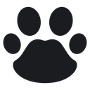 Dog and cat paw 2 icon
