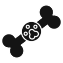 Dog bone icon