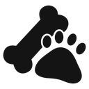 Dog bone icon