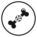 Dog bone icon