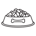 Dog food icon