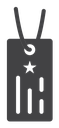 Dog tag icon