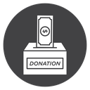 Dollar Donation Box icon