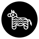 Donkey pinata icon