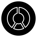 Donut chart 2 icon
