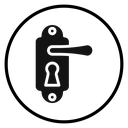 Door knob icon