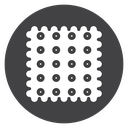 Dotted Square Cracker icon
