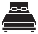 Double bed icon
