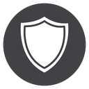 Double Outline Shield icon
