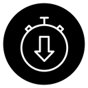 Down time icon