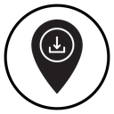 Download GPS map location icon