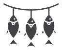 Dried fish icon