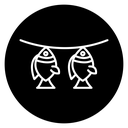 Dried fish icon