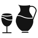 Drink Black Filled icon