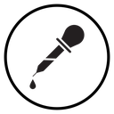 Dropper Black Filled icon