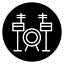 Drum set icon