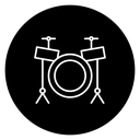 Drum set icon