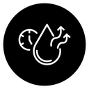 Dry time icon