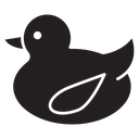 Duck vector icon