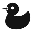 Duck vector icon