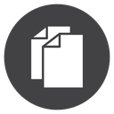 Duplicate Black Filled icon