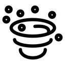 Dust Black Filled icon