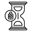 Early Access Hourglass Padlock icon