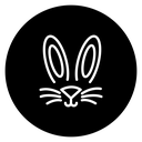 Easter bunny icon